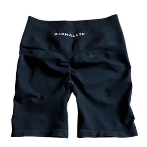 Alphalete Women's Black Bike Shorts - XS